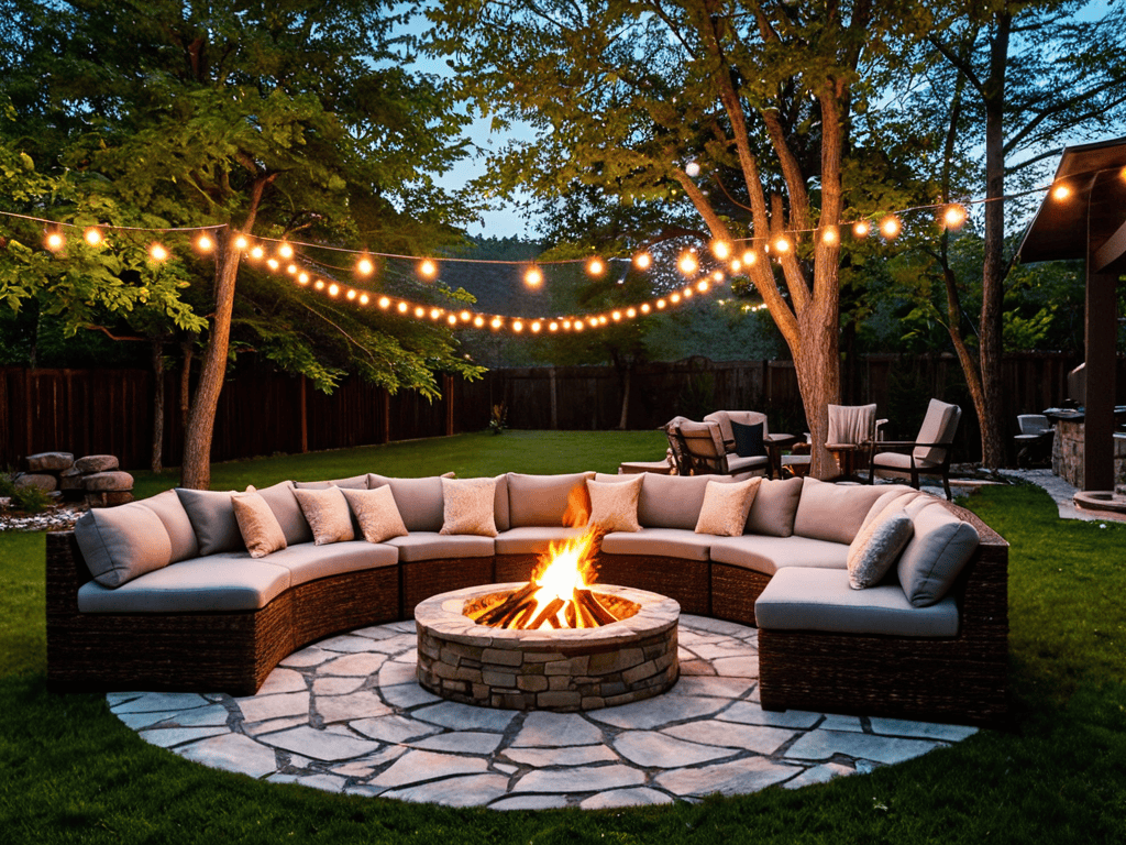 Crafting Your Oasis outdoor fire pit