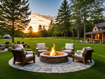 DIY backyard fire pit area guide