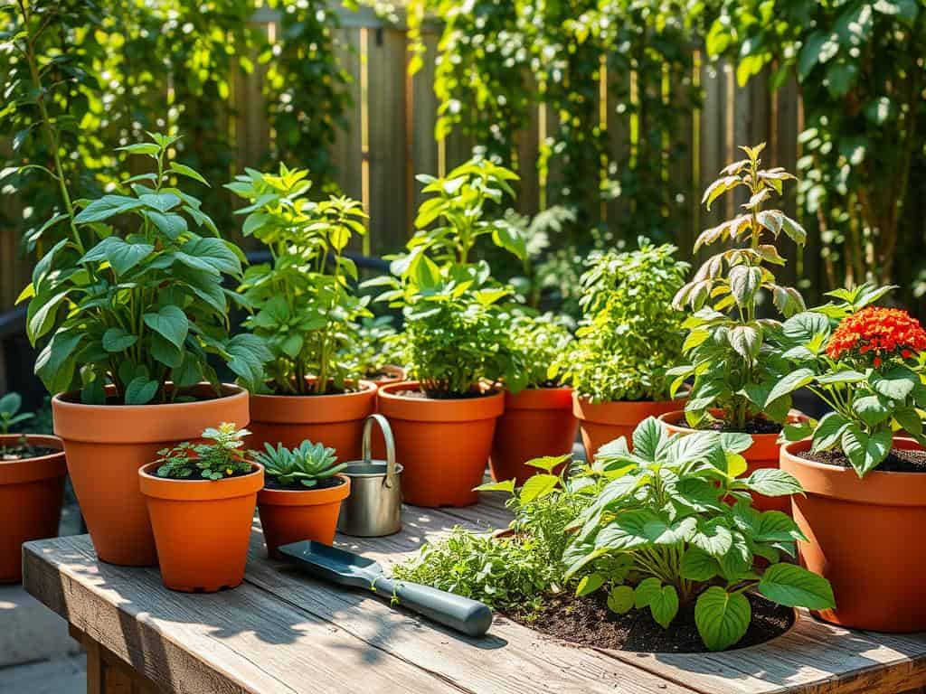 container gardening for quality soil and selecting plants