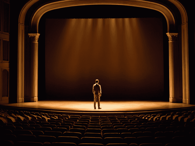 Theatre performances on stage