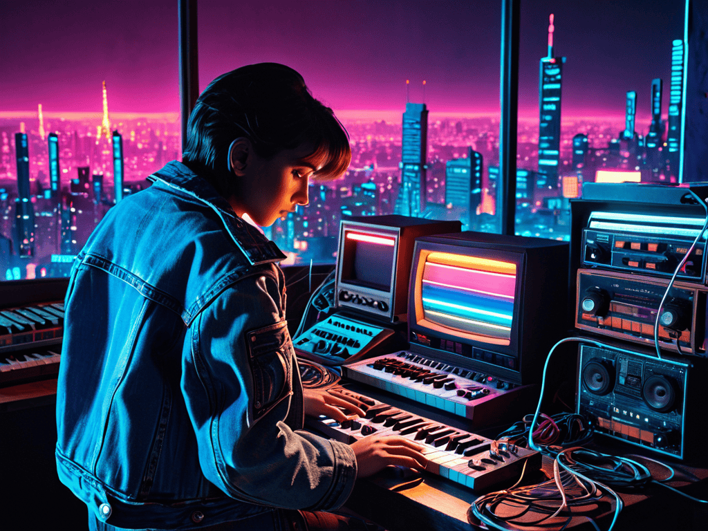 Cassette Futurism Unleashed art installation