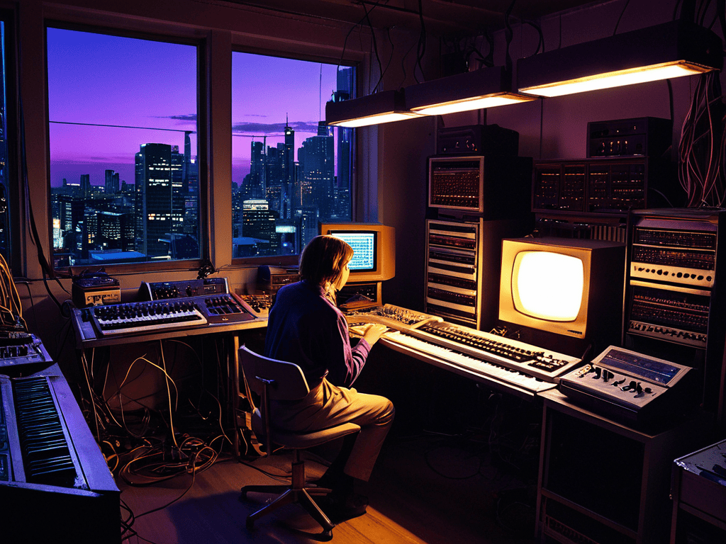 Mixing Retro Futures old tech art