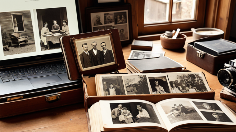 Digitizing Old Photos process starts here