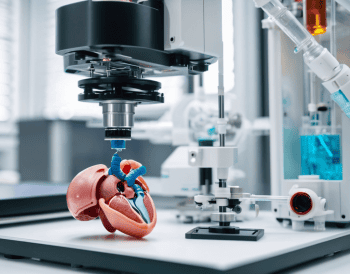 3D Bioprinting Organs illustration