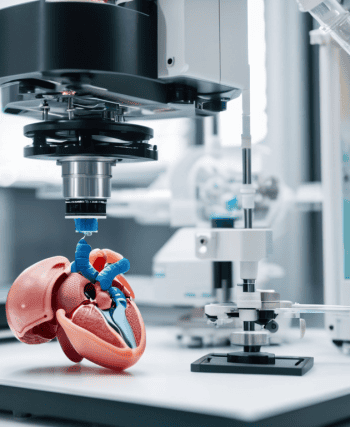 3D Bioprinting Organs illustration