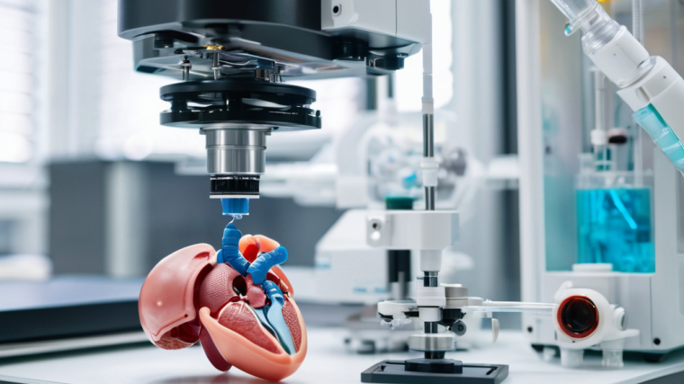 3D Bioprinting Organs illustration