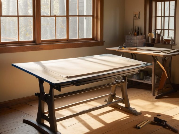 Blueprint graphic design trend concept