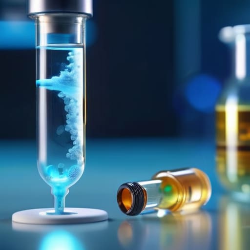 Oral microbiome transplant medical research concept.