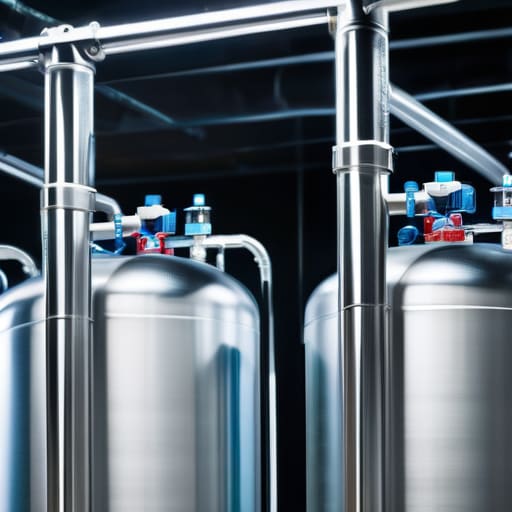 Multi-Stage Reverse Osmosis Racks for filtration.